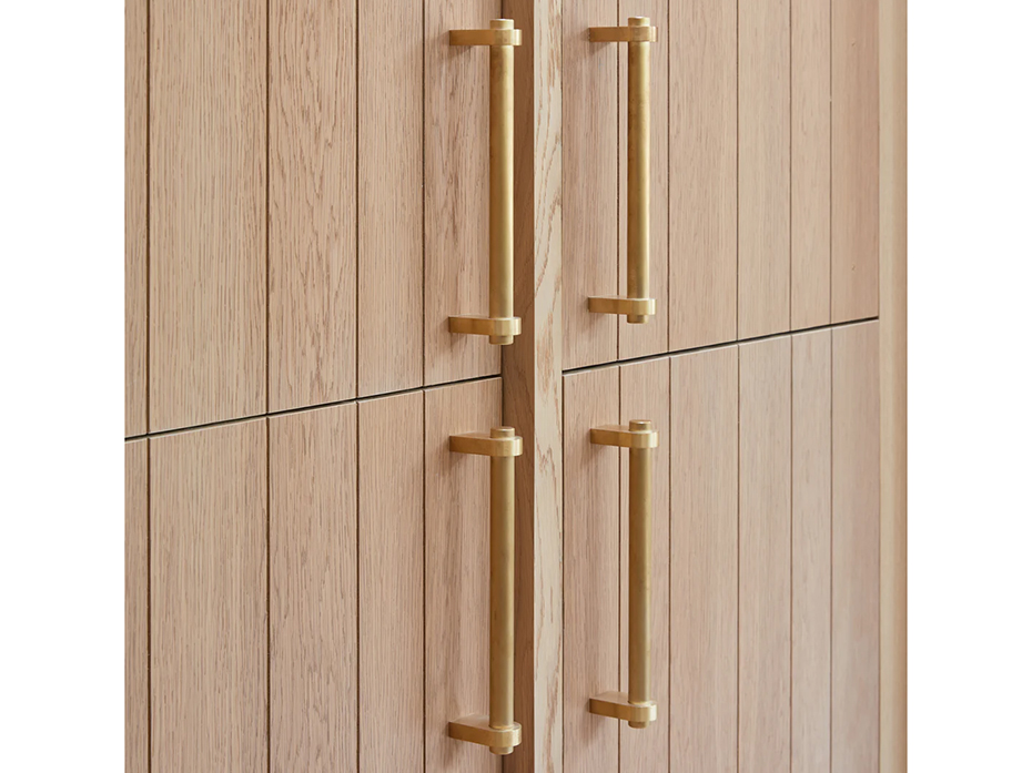 Мебельная ручка-скоба Armac Martin Arbar 254мм матовая латунь