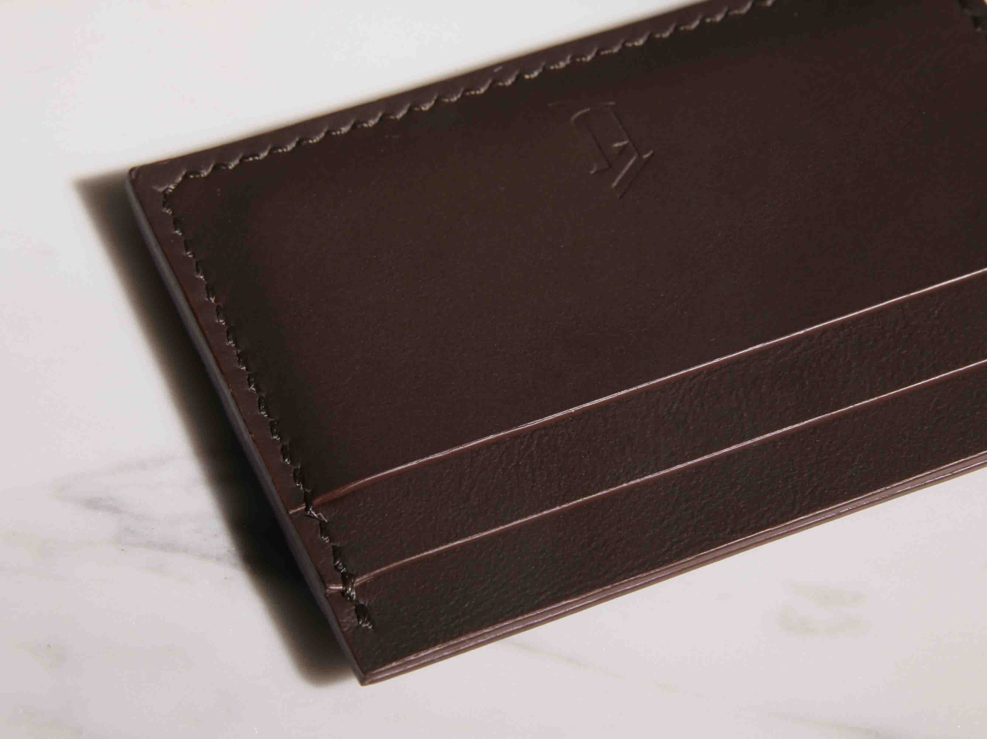 Картхолдер кожаный из натуральной кожи FURNITEK модель FG-04100914 в подарочной коробке