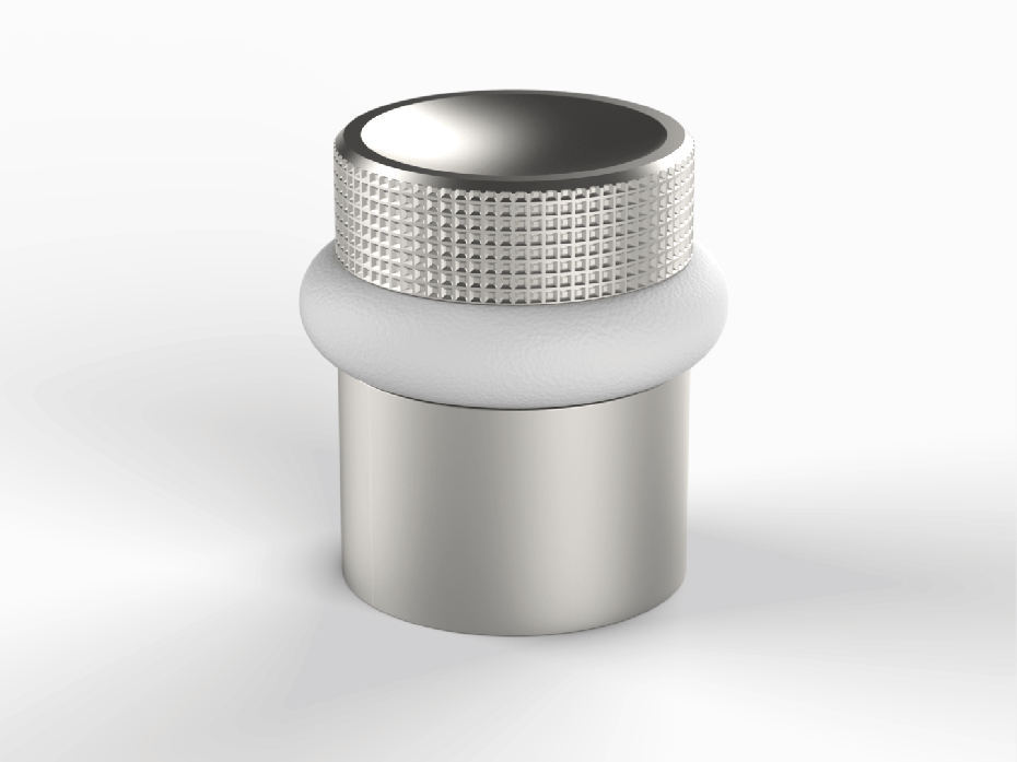 Ограничитель напольный Frank Allart FG-2137 матовый никель