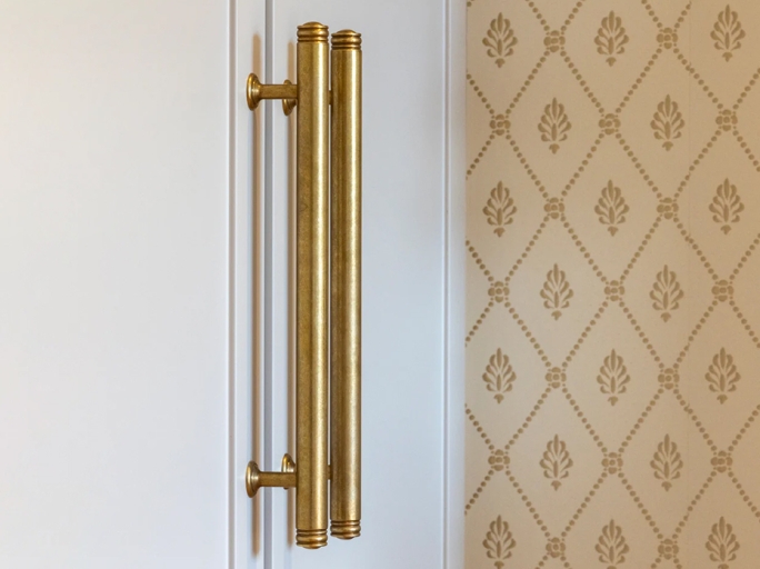 Мебельная ручка-скоба Armac Martin Corona 305 мм полированная латунь