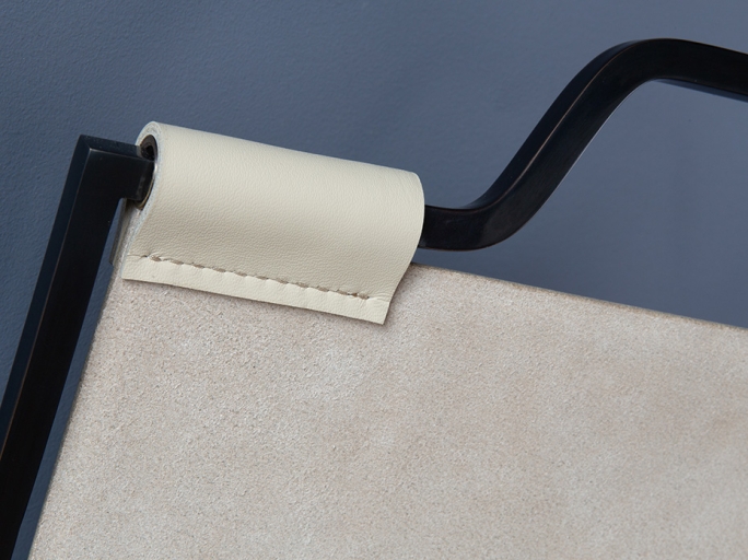 Подставка под сумки большая FG-12057БП чернёная полированная латунь