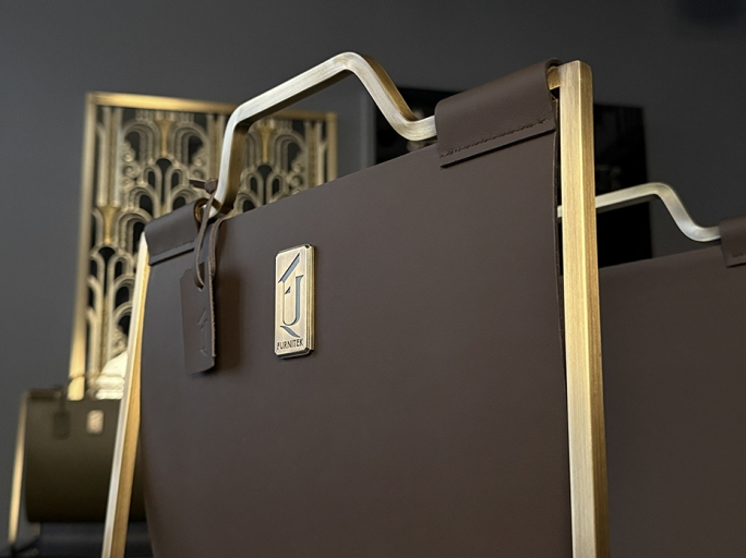 Подставка под сумки большая FG-12059БП античная латунь