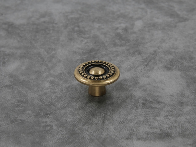 Мебельная ручка кнопка Enrico Cassina 140 матовая бронза