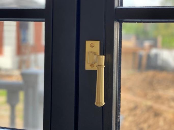 Оконная ручка Frank Allart 0306SB матовая латунь