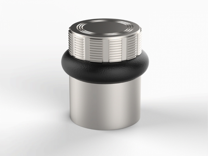 Ограничитель напольный Frank Allart FG-2136 матовый никель